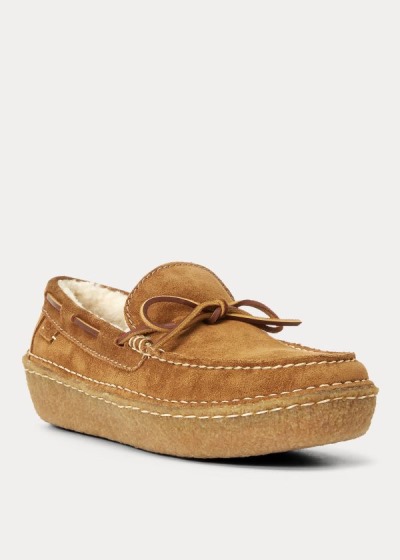 Men's Polo Ralph Lauren Myles Suede Loafers | 067241ZBD